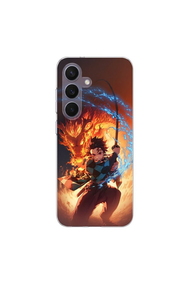 Samsung Galaxy S26 Compatible Anime 4/1 Design Transparent Case