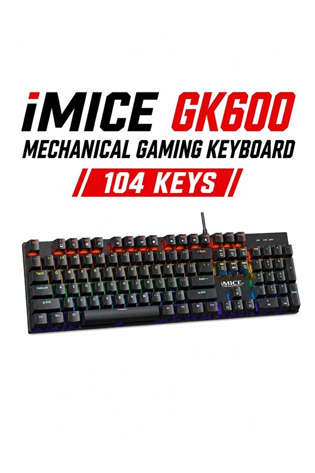 لوحة مفاتيح ميكانيكية للألعاب GK600