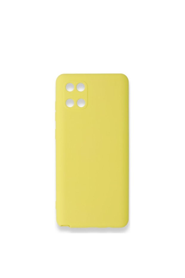 Samsung Galaxy Note 10 Lite Compatible Yellow Velvet Phone Case