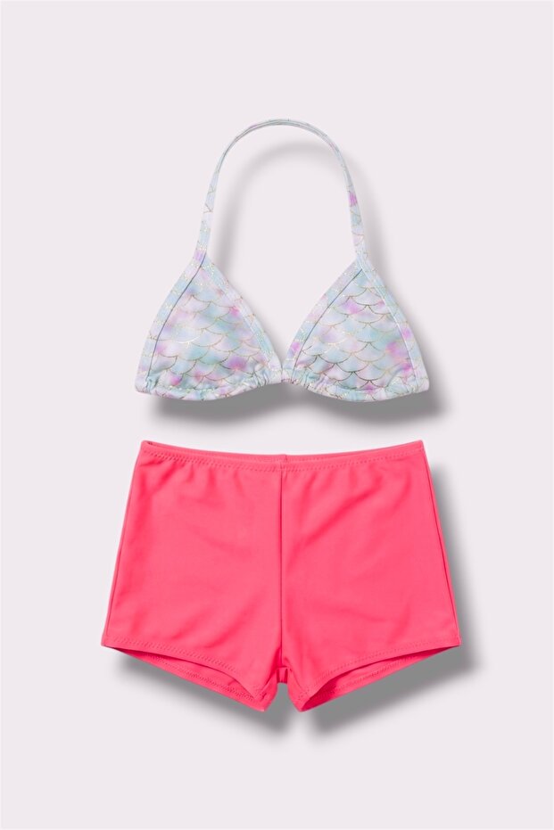 Girl's Bikini Set with Shorts