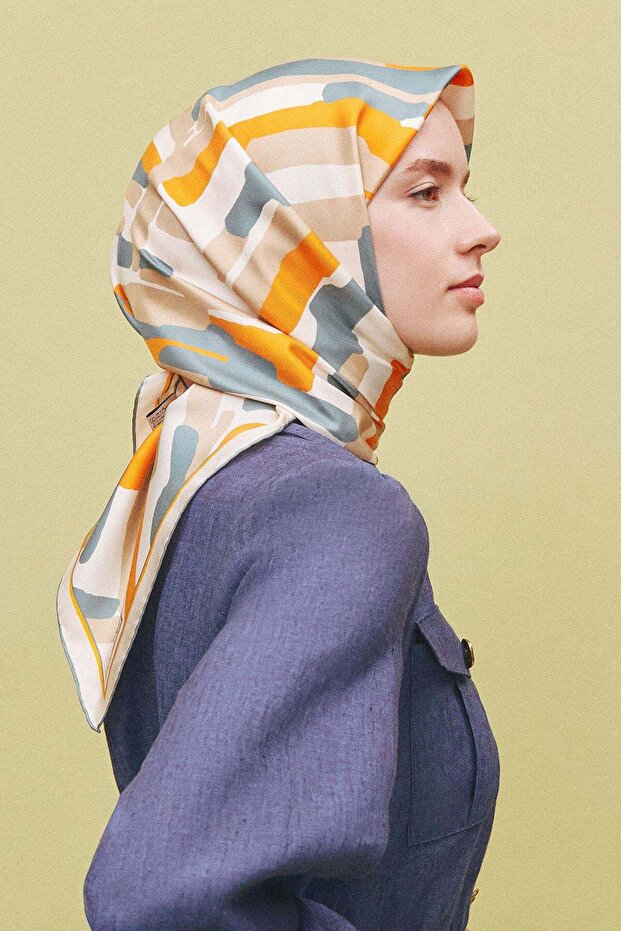 Silk Scarf 2025 Spring-Summer - 9303D-03 - Sura
