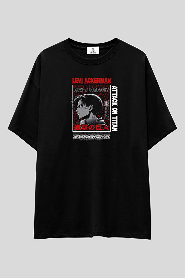 Attack on Titan Anime T-Shirt | Unisex 100% Cotton Printed Eren Mikasa Levi Special Design Tee