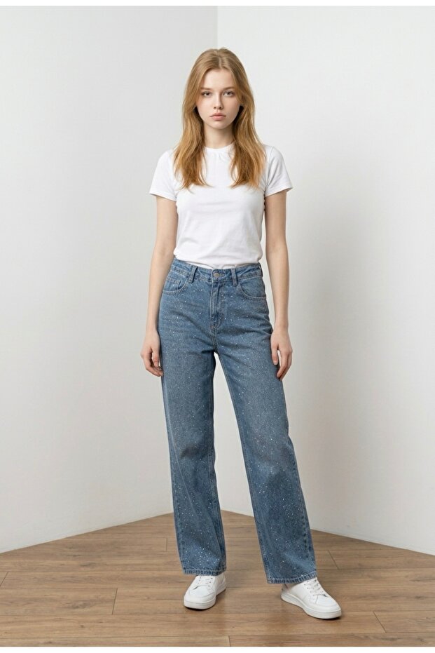 Taşlı denim