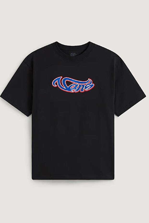 Erkek Wavy Script Tişört