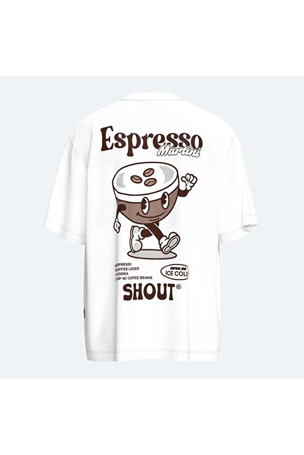 Oversize Espresso Martini Cocktail Unisex T-Shirt