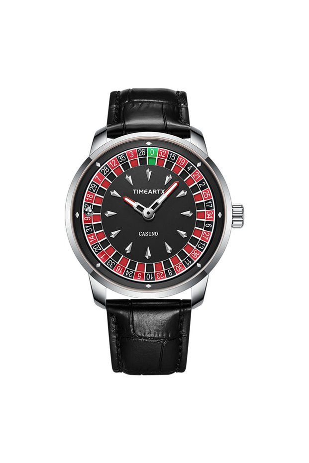 HH-TA-5031-L1 TIMEARTX Brand New Luxury Quartz Watches Man European Roulette Poker Game Wristwatch