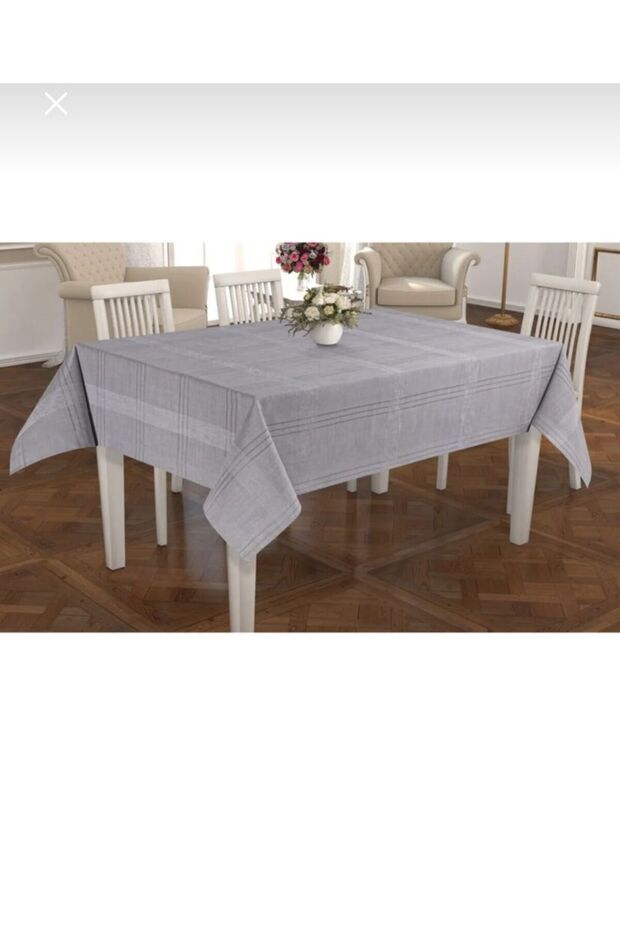 Tablecloth – Dertsiz 12-Person Single Tablecloth Dowry Gift Box Dertsiz Stain-Resistant Garden Linen