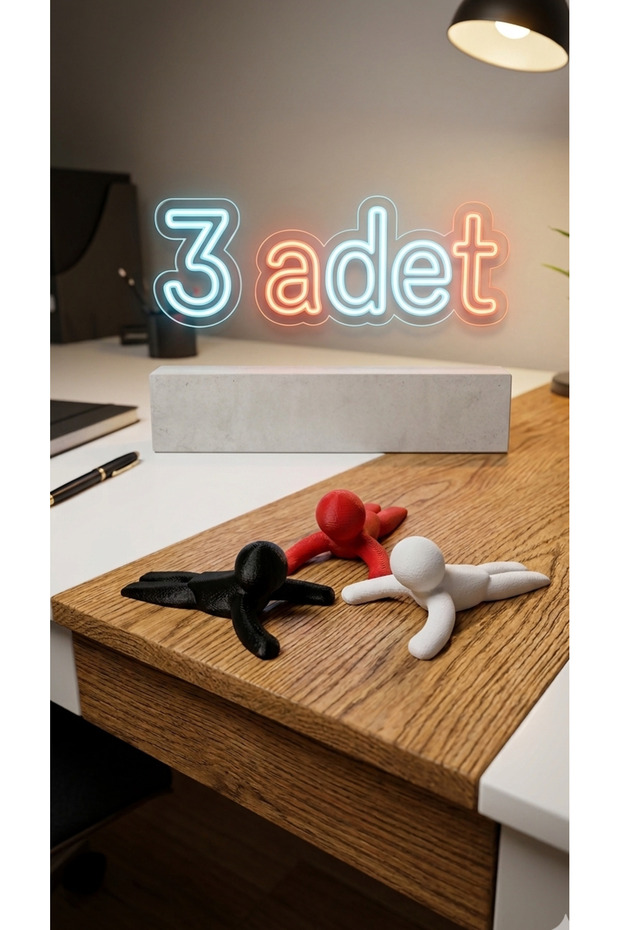3 Adet Kapı Stopper, Kapı Durdurucu, Figürlü Kapı Altı Durdurucu