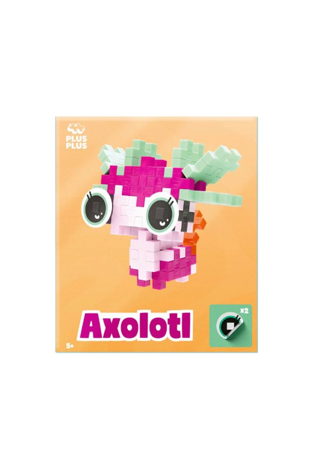 Set de construcție Plus-Plus, ANIMALE MICI - Axolotl Adorabil