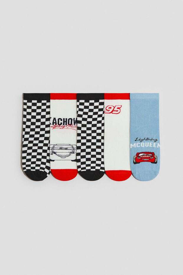 5-pack patterned socks