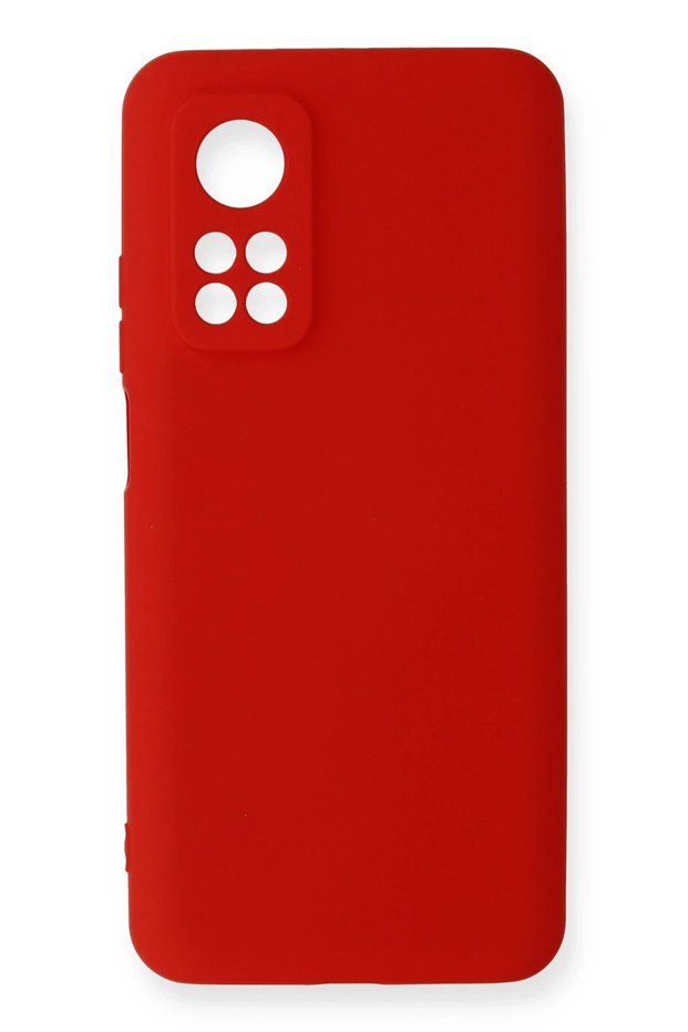 Ilkeshop New Mi 10t Case Nano Velvet Silicone (141107) - Red