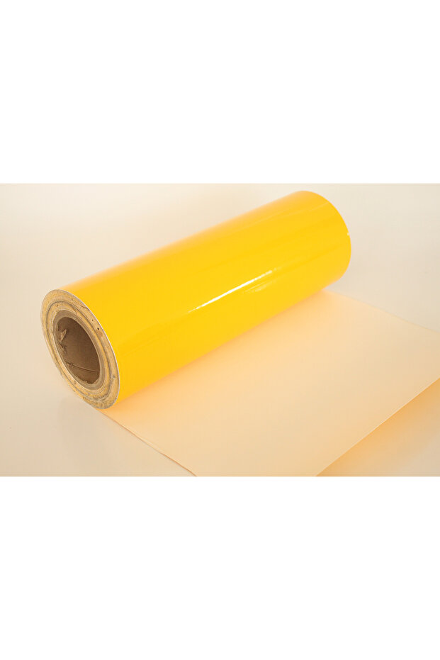 Bright Yellow Adhesive Coating Foil 75 cm X 8 Mt