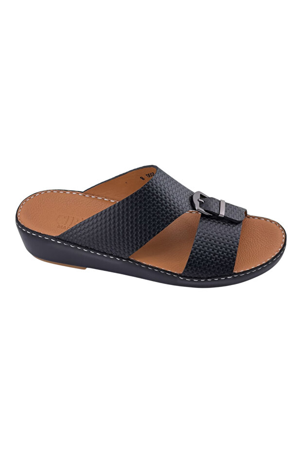 A E T Handmade Arabic Sandals For Men | Comfortable Outdoor Mens Slippers | Genuine PU Leather