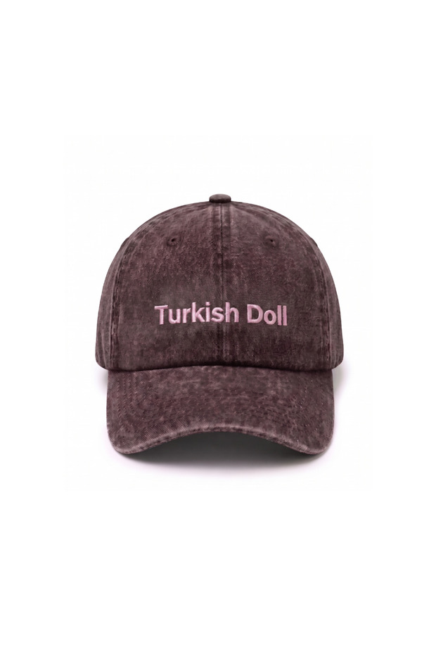 "Turkish Doll" Embroidered Baseball Cap "Turkish Doll" Embroidered Washable Hat / "Washable Hat / Washable Cap"