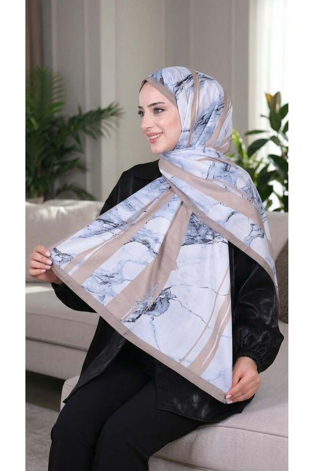 شال ناعم منقوش - 073