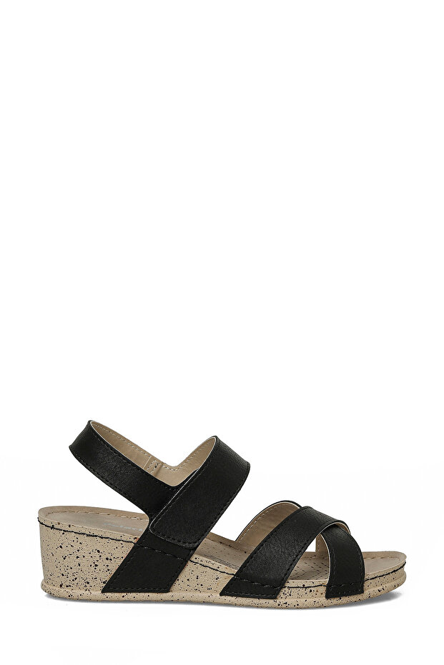 167218.Z Black Women's Flat Sandals
