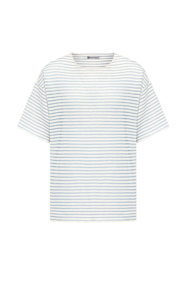 Striped Oversize Knitwear T-Shirt