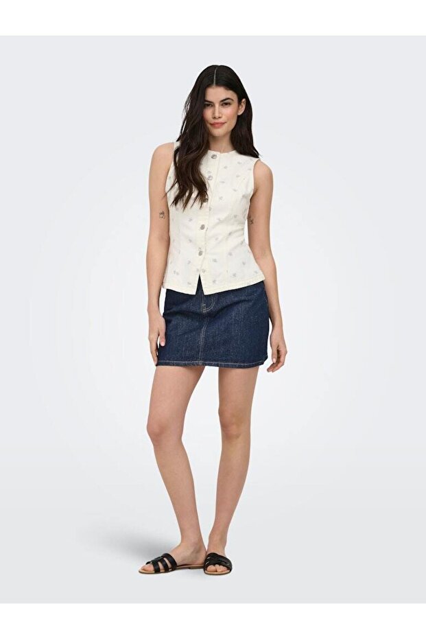 Mini Denim Skirt 15339630
