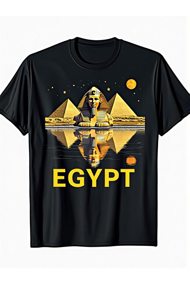 تي شيرت رجالي بتصميم مستوحى من مصر