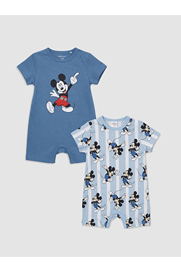 Mickey Mouse Printed Baby Boy Rompers 2-Piece Set from Uzg Store for Style Enthusiasts