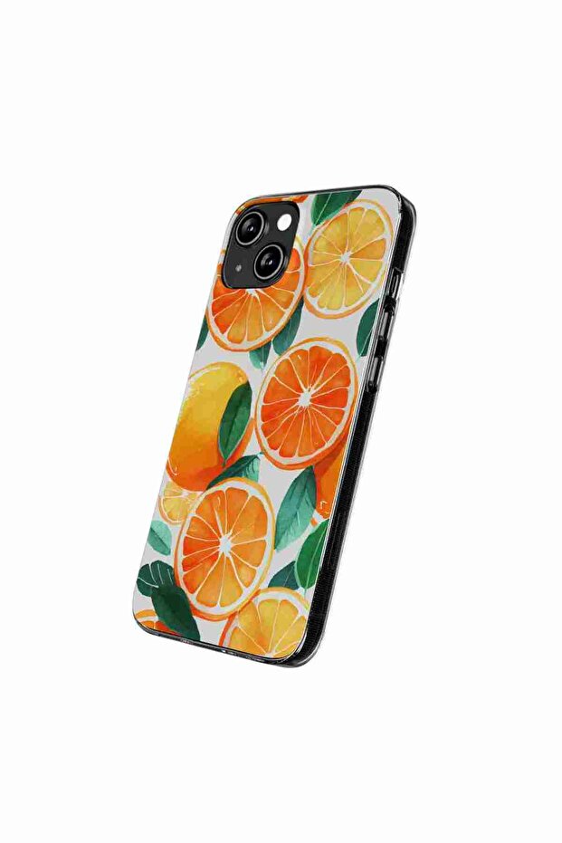 Case compatible with Oppo Reno7 Lite Silicon Gel Tpu Model Oranges - 3