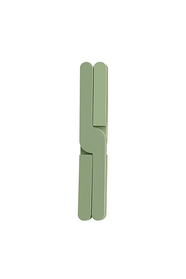 20x3.2x1.1cm Green X-Shaped Creative Folding Heat Insulation Mat—Suitable for Pots, Bowls, and Cups—