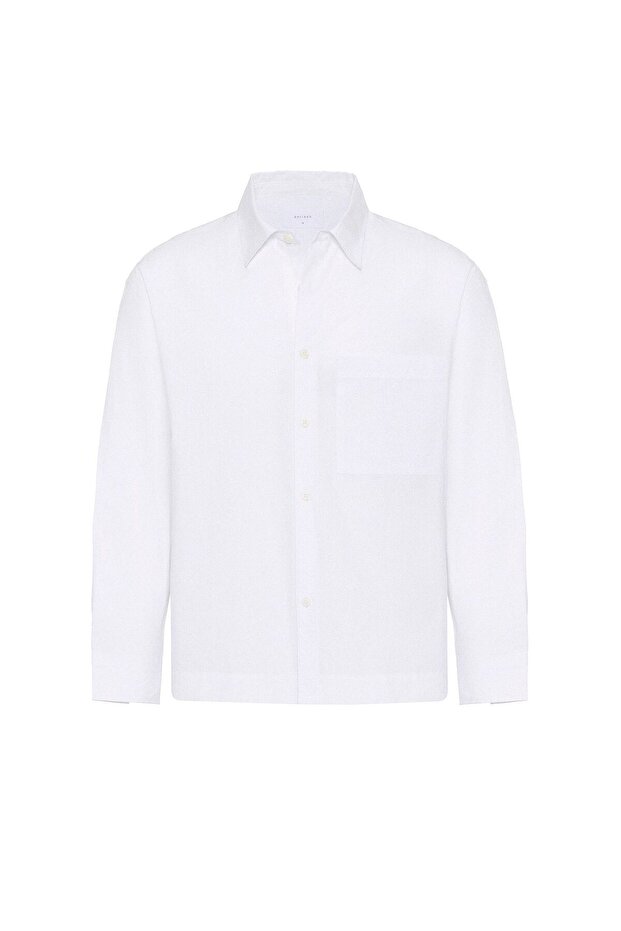 Cotton relaxed men's shirt