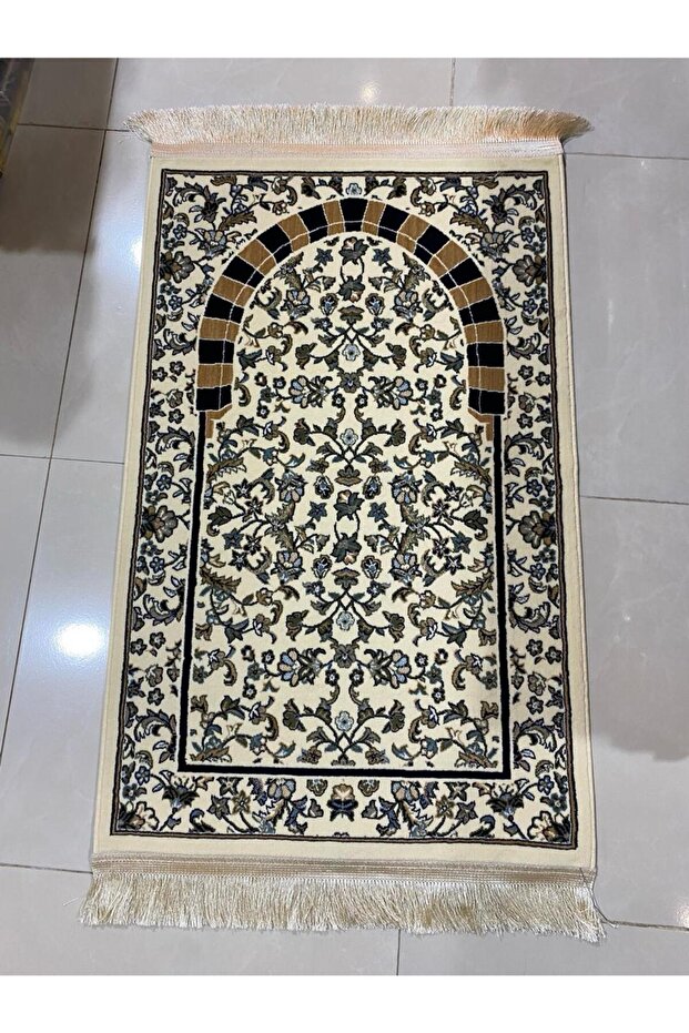 سجادة صلاة زخارف اسلامية - صنع تركي 8 ملي