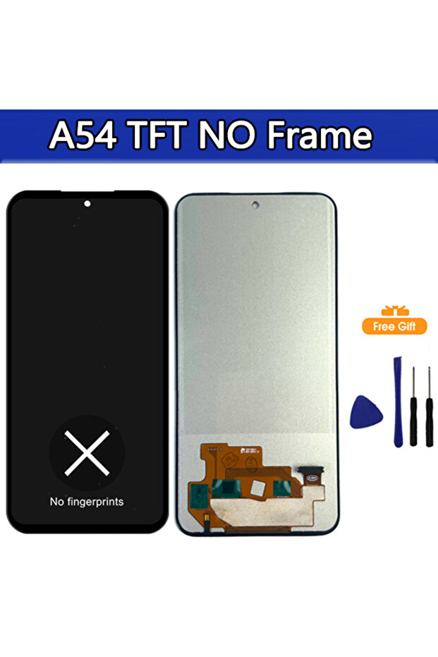 شاشة AMOLED جديدة بدون إطار لـ A54 5G، شاشة LCD مع لوحة لمس رقمية لسامسونج