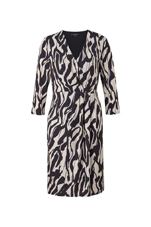 Rochie scurta, Negru/Alb - 2