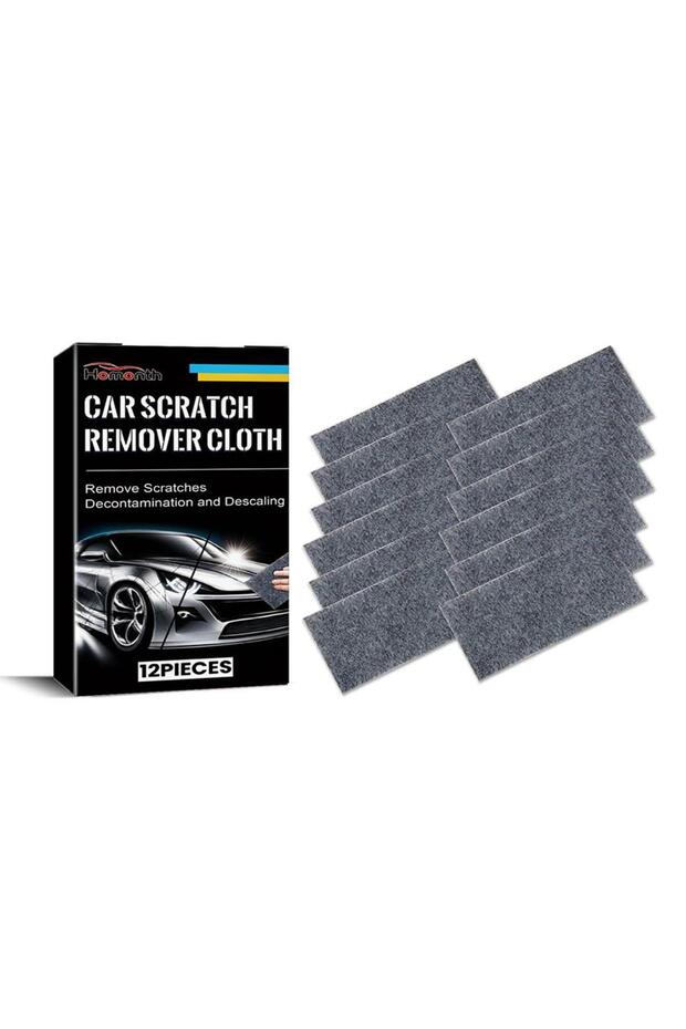 12pcs 12Pc Nano Sparkle Cloth Magic Car Scratch Repair Cloth Car Metal Surface Polishing Cloth Scrat
