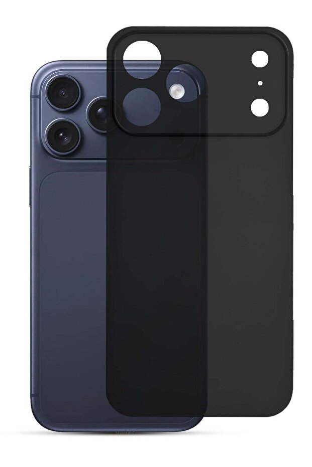 Air Skin Case Cover for Apple iPhone 17 Pro - Sturdy Back Cover - Durable Thin Case - Drop Protection Cover - Black