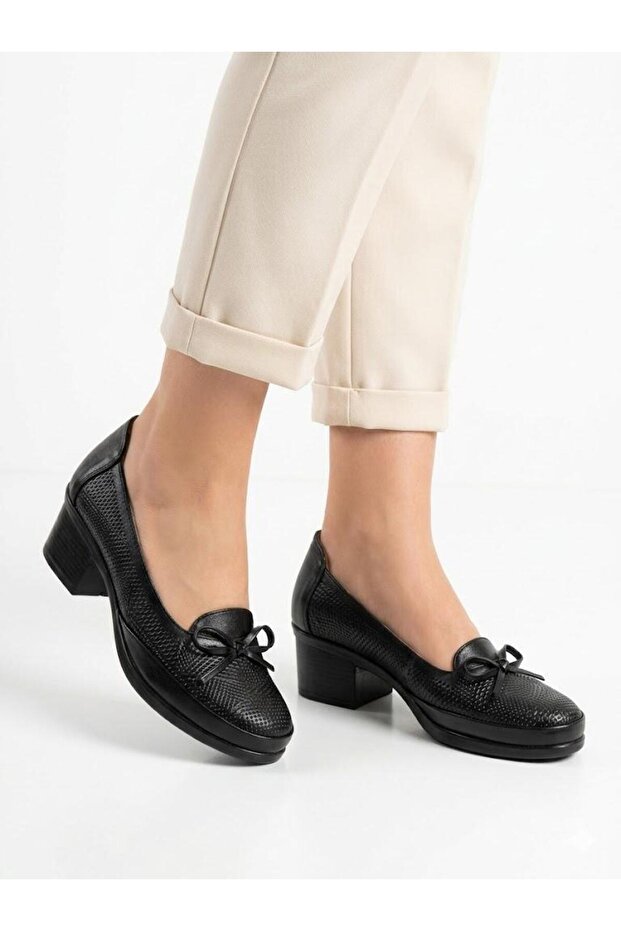 Women's Black Orthopedic Soft Sole Stylish Comfortable Daily Shoes