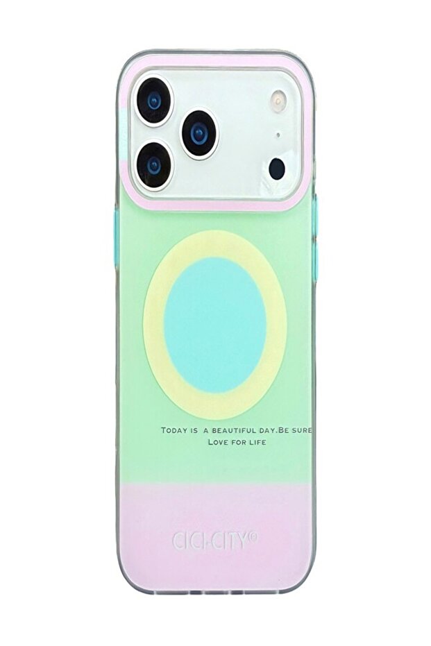 AASHZ For iPhone 17 Pro Max Case Compatible with MagSafe Macaron Color IMD PC + TPU Phone Cover