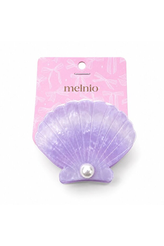 Pearl and Mussel Design Hair Clip