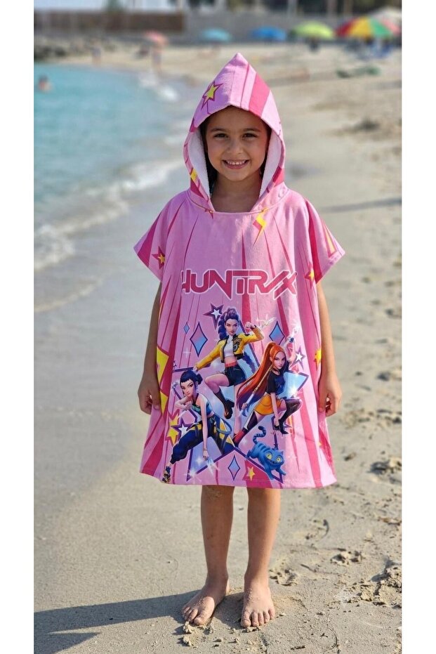 Character Printed Hooded Sea Towel