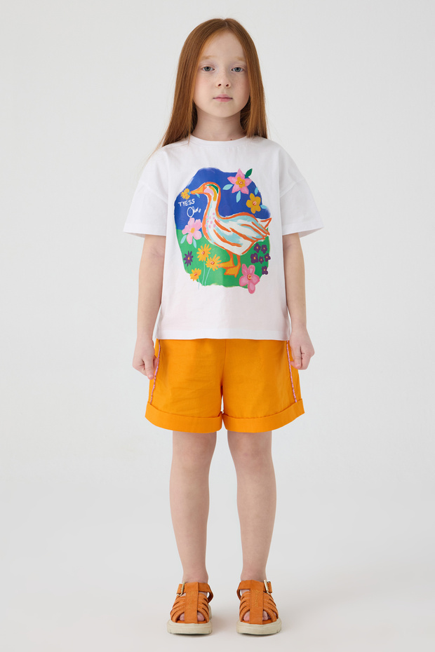 Girl White Tshirt