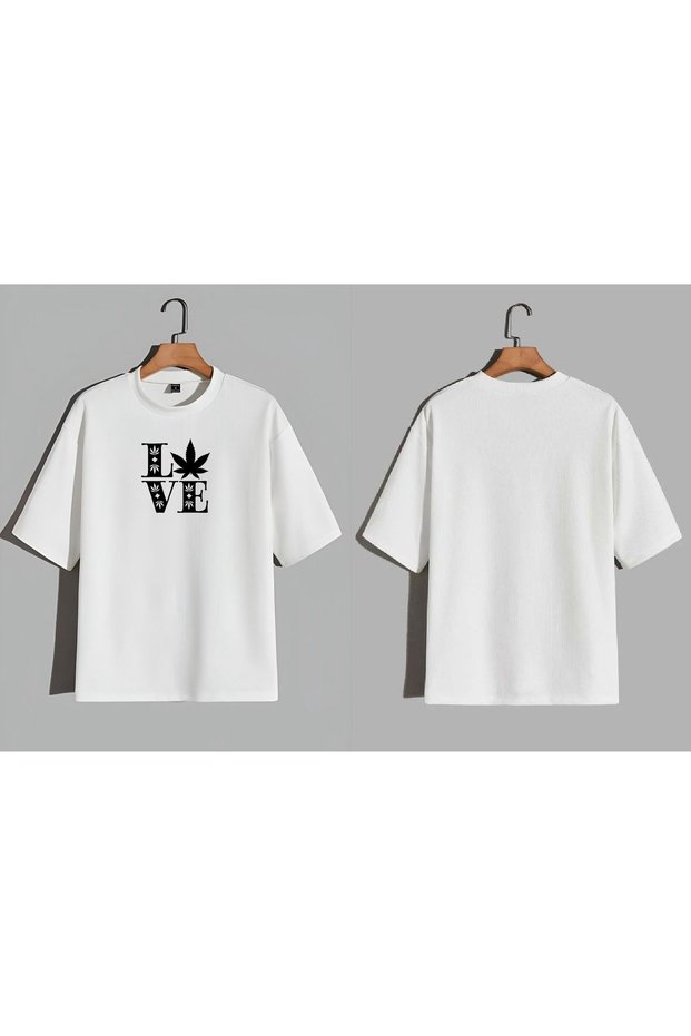 Love Printed Oversized T-Shirt