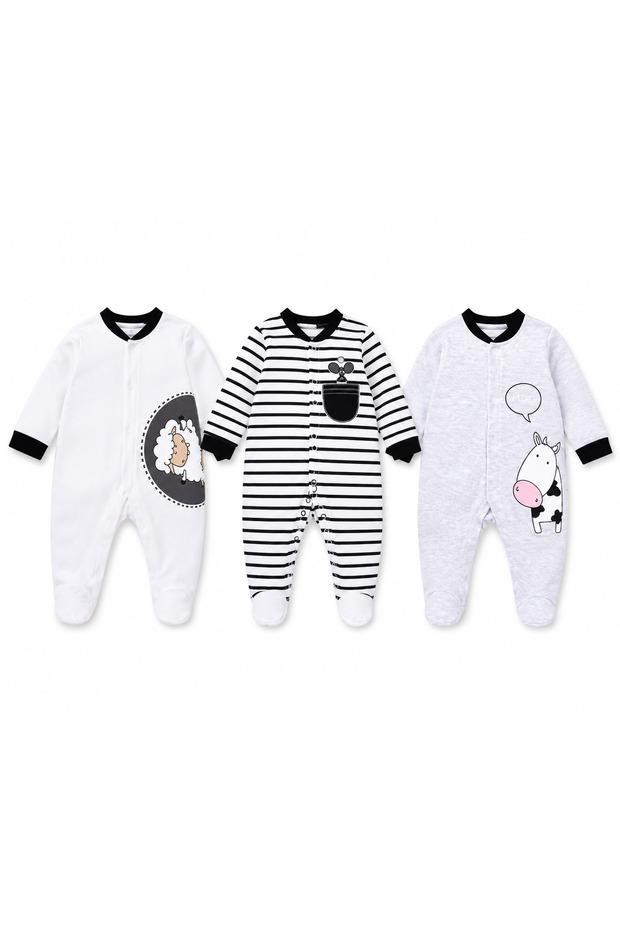 Cotton Baby Sleeping Bags (Set of 3)