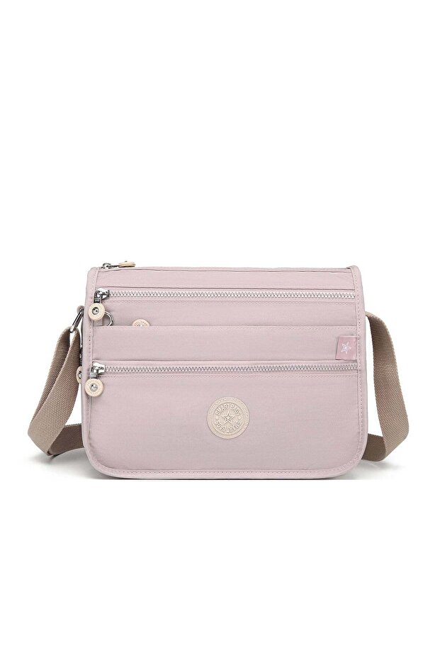 Smartbags Kiri̇nkil Fabric Women's Mailman's Shoulder Bag 2022-1128 Sand