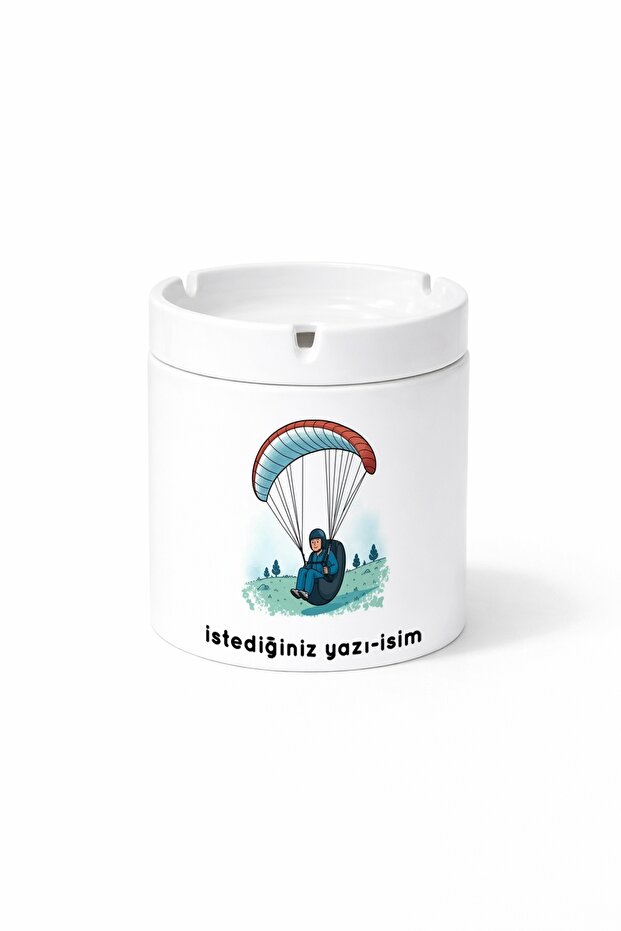 هدية منفضة سجائر مطبوعة على الوجهين من Diger Yamaç Paraşüt Paragliding