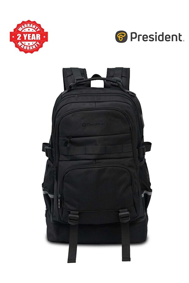 Premium Daily Backpack Waterproof, Fits 20” Laptop, Lightweight & Durable Travel Backpack for Work, Study & Daily Use (Black)