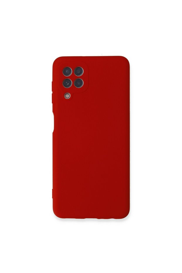 Samsung Galaxy A22 Compatible Case Nano Velvet Silicone - Red