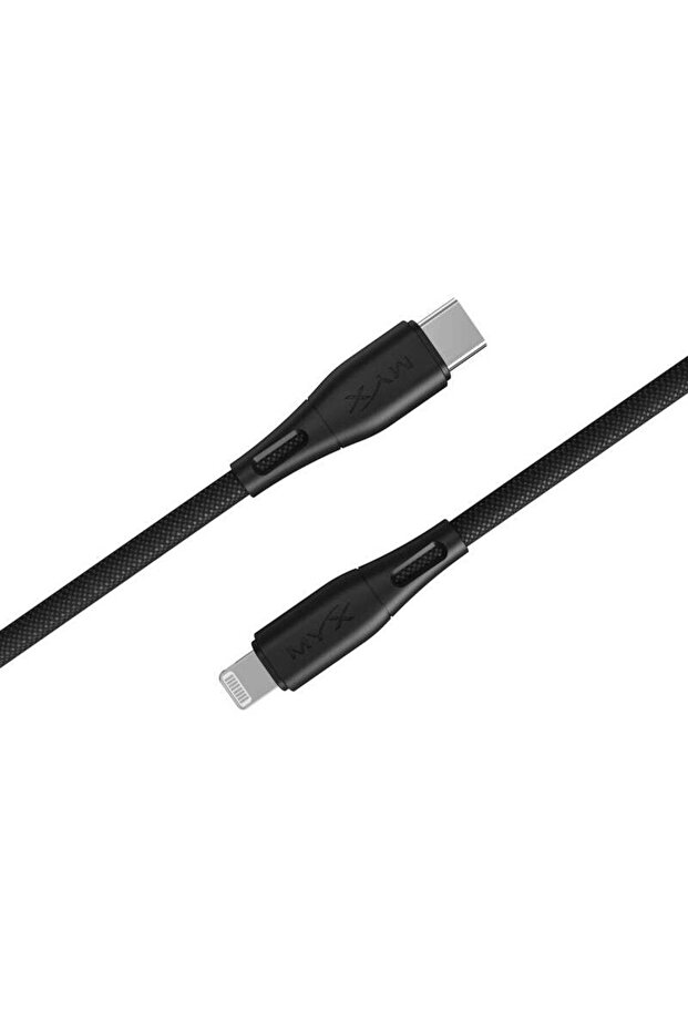 Turbo Cables Type-C to Lightning 1.2m Braided Black