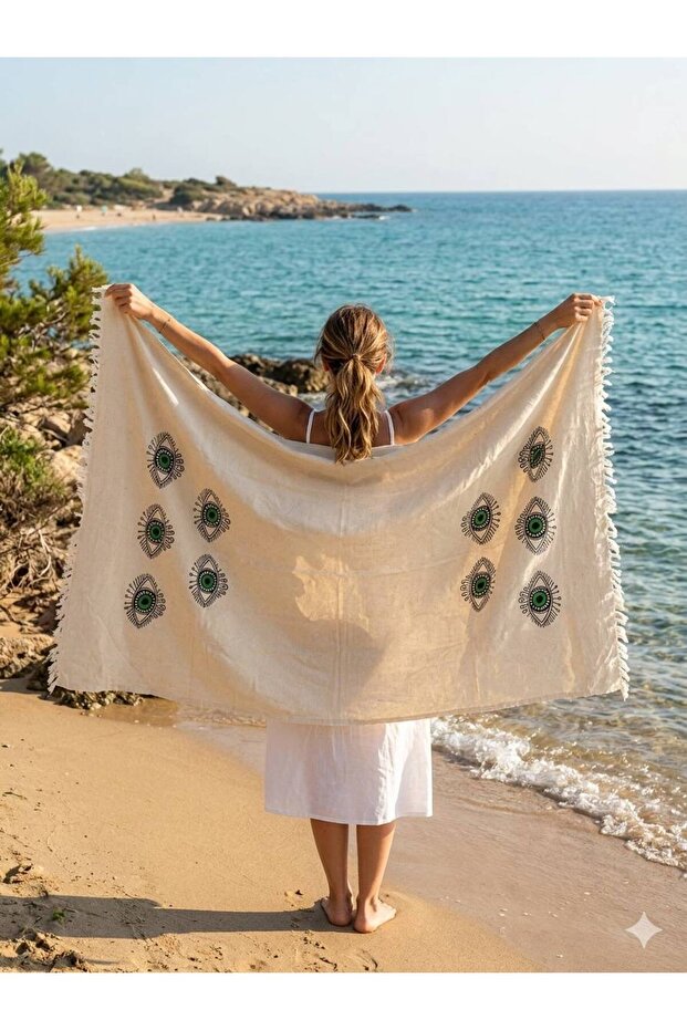 Muslin Peshtemal Printed 100% Cotton Beach Towel