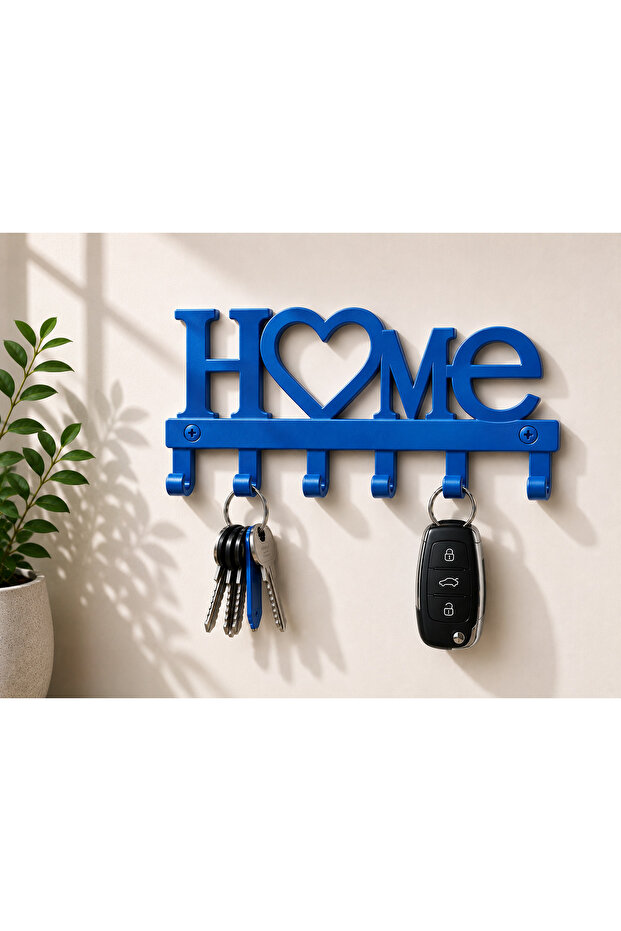 Home Designed Keychain Hanger – Decorative 3D Printed Wall Keychain 25X10 cm