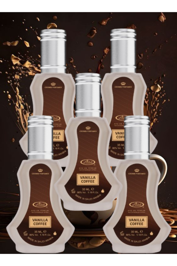 5 قطع عطر قهوة الفانيليا 35 مل