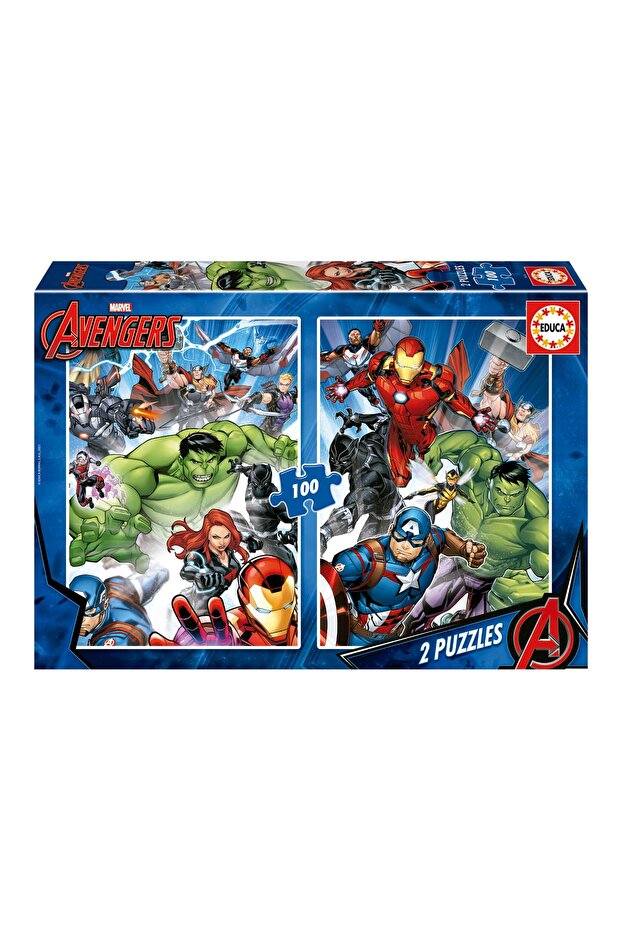 Avengers Puzzle, 2 x 100 pcs, 19679
