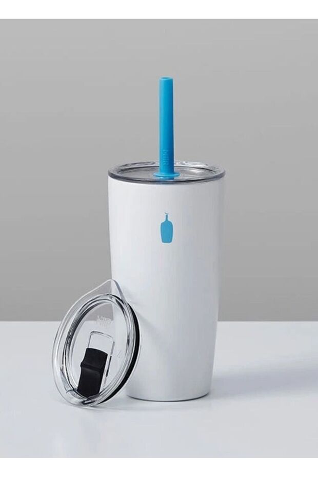 Blue Bottle Coffee X Miir Thermos Cup Set with Straw Lid White 473 ml (16oz)
