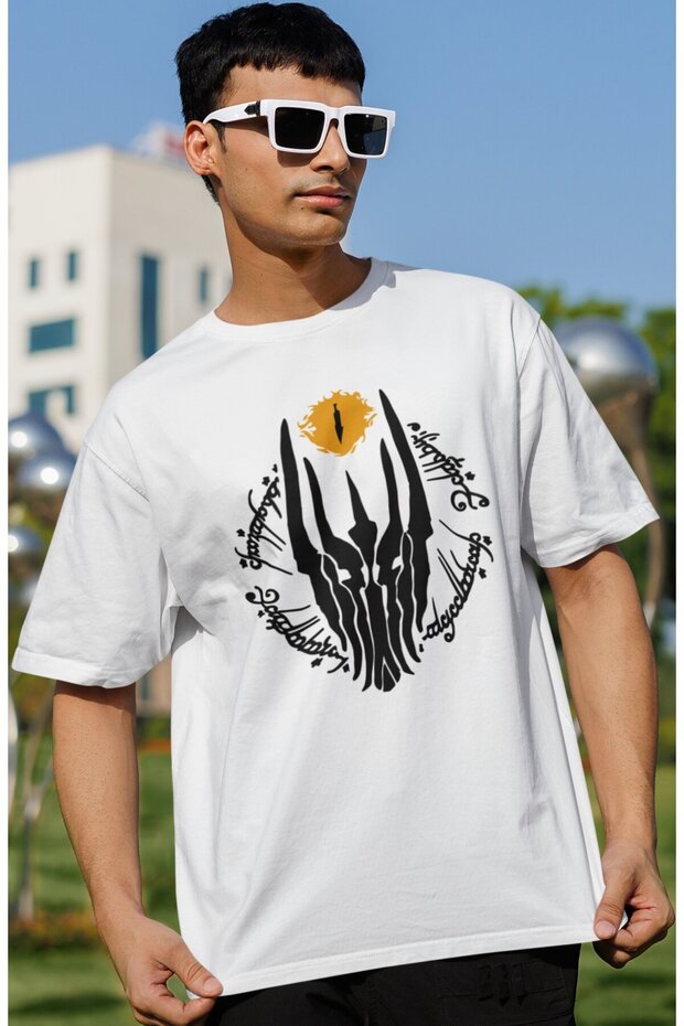 Lord of the Rings Printed Unisex Oversize T-Shirt